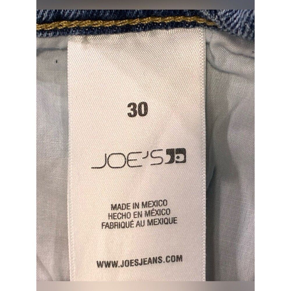 Joe’s Jeans Relaxed Straight Leg Button Fly Stretch Jeans Women’s 30x32 EUC - Picture 9 of 14